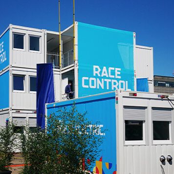 Containersiedlung bei der FIA World Championship