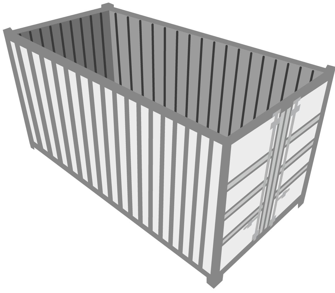 Lagercontainer 15 ft